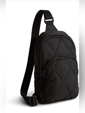 NWT Vera Bradley Moonless Night (black) LORMAN Sling Backpack